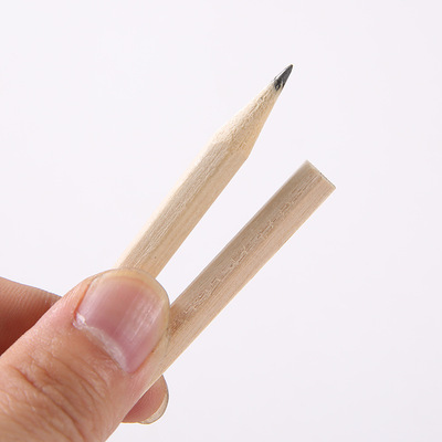 原木铅笔环保学生HB六角