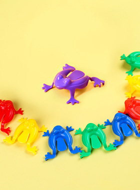 跳跳青蛙90后80怀旧儿童经典传统会跳的跳蛙弹跳动物复古小玩具