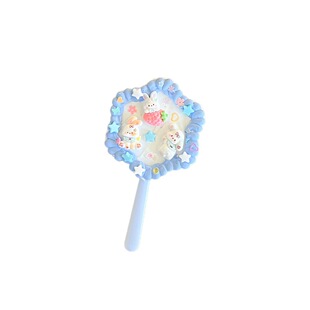 diy手工艺术品手持化妆镜子儿童制作可爱KT猫材料包益智玩具