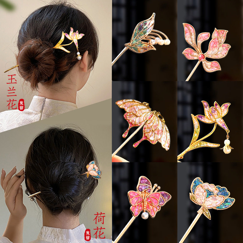 新年手工螺钿diy胸针发夹材料包贝壳碎片发簪国风暖场团建活动,3C数码配件,USB摆设品/装饰品,淘宝优惠券,粉丝福利购,淘宝优惠卷