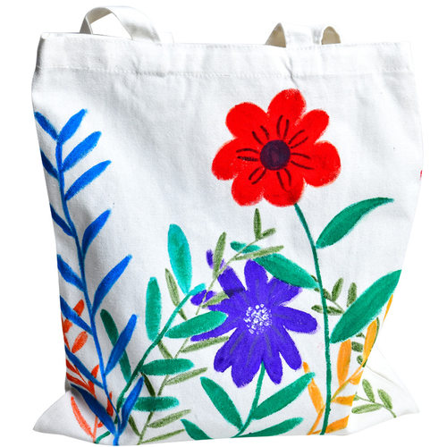 帆布袋diy大容量收纳袋儿