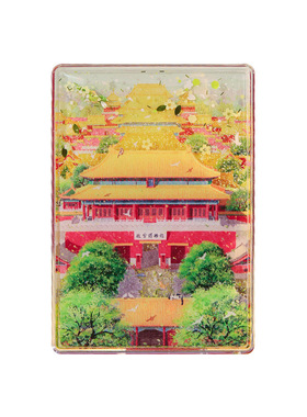 故宫四季AR流沙冰箱贴网