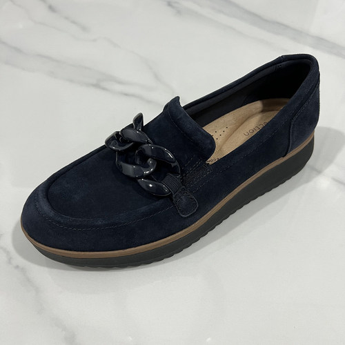 外贸全皮面复古牛筋底厚底深口休闲一脚蹬单鞋大码女鞋工作 F6253