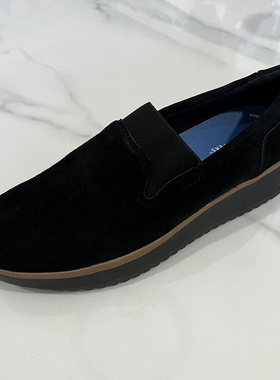 外贸全皮面复古牛筋底厚底深口一脚蹬单鞋大码女鞋妈妈鞋 F6095