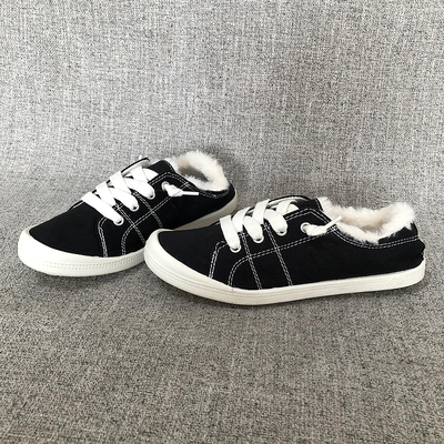 休闲风系带冬季保暖大码布鞋