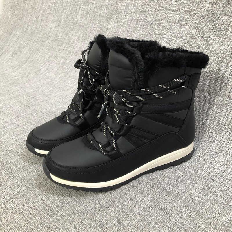 休闲雪地靴短靴2022大码女靴加绒