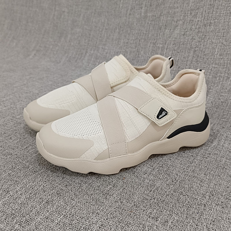 外贸欧美飞织舒适魔术贴轻便休闲鞋大码女鞋运动鞋母女款 F4422