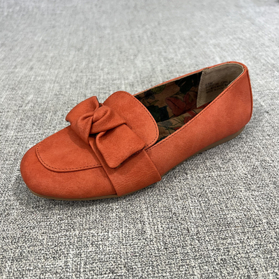 外贸春秋新款百搭舒适平底单鞋乐福鞋大码女鞋 F6375