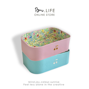 韩系樱桃收纳盒零食儿童发夹少女化妆饰品收纳神器桌面储物整理盒