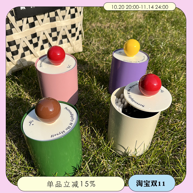 bnn复古可爱创意棉签牙签盒