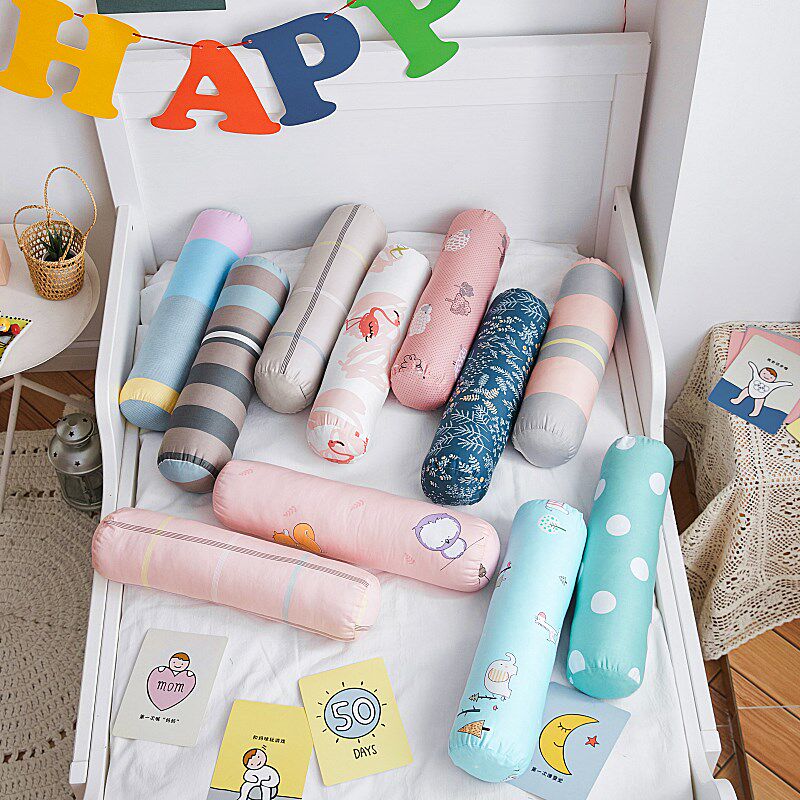 长绒棉新生儿荞麦壳小号侧睡靠枕