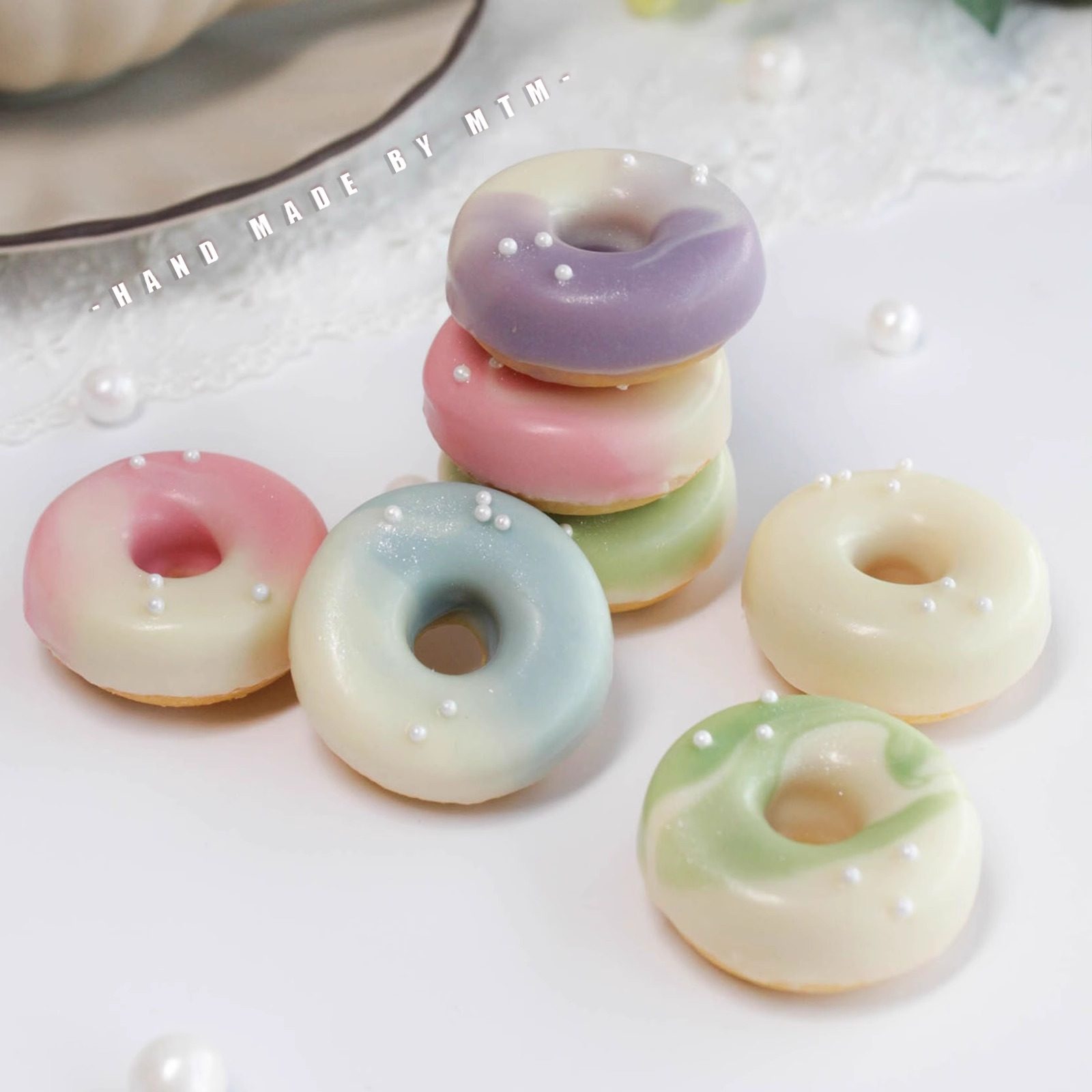 森系ins迷你甜甜圈mini小蛋糕低糖纯可可脂巧克力甜品零食包邮