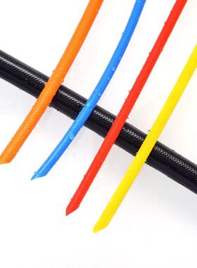 1-35mm白色1.5KV玻璃纤维套管套线管内纤外胶阻燃绝缘护套UL认证