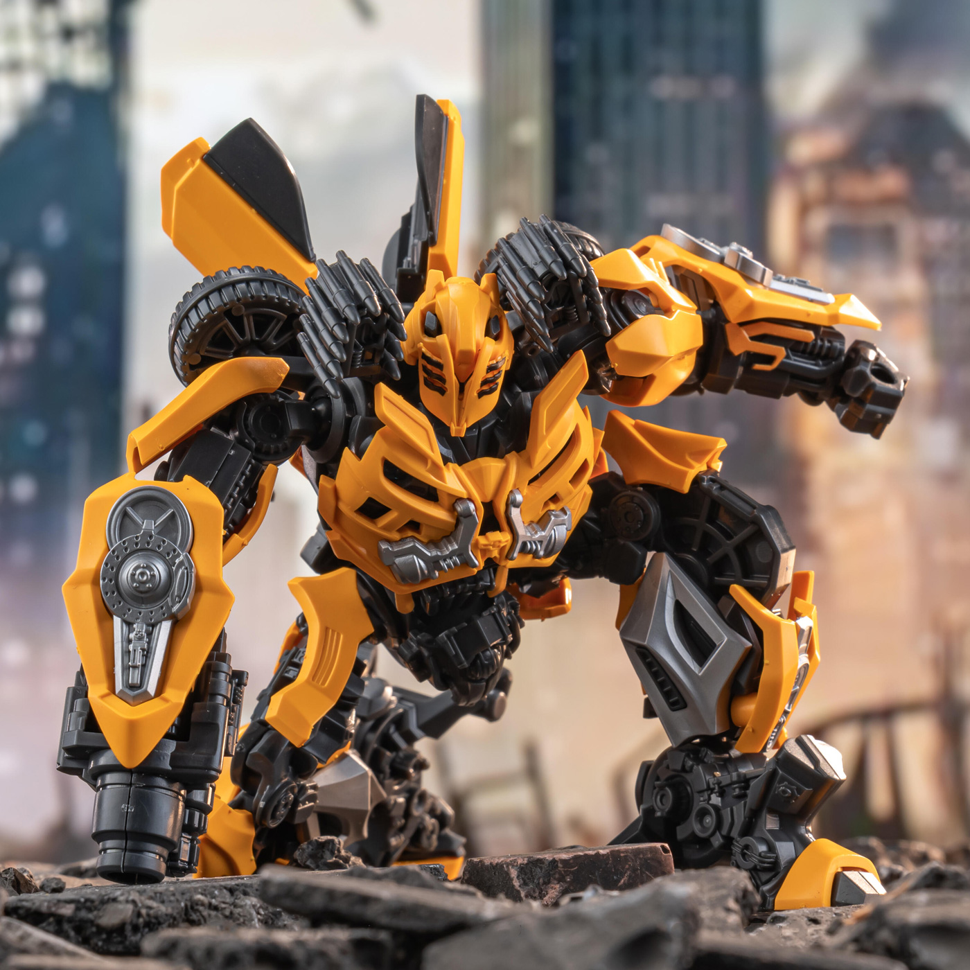 当天发货 大黄蜂变形金刚拼装玩具模型Bumblebee汽车人手办男孩