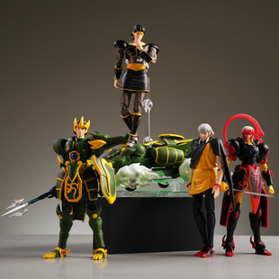 正版 玩具模型神甲胄手办男孩 yolopark天空战记夜叉王黑木凯拼装