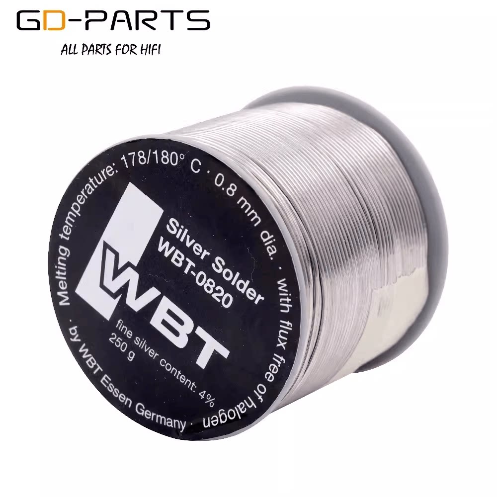 5米价 原装  德国 优惠 WBT-0820 含银4 发烧焊锡丝 焊锡线 0.8mm
