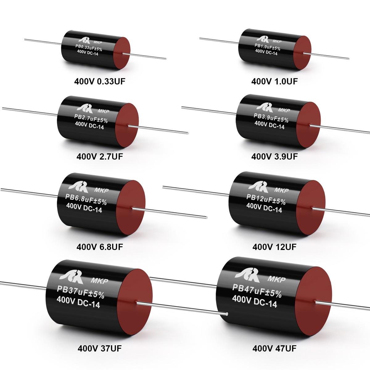 苏伦SCR小S铜脚发烧聚丙烯MKP无极电容400V 2.2/3.3/4.7/6.8/10UF 电子元器件市场 电容器 原图主图