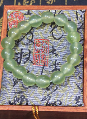 盛玉福天然玉石圆珠12mm