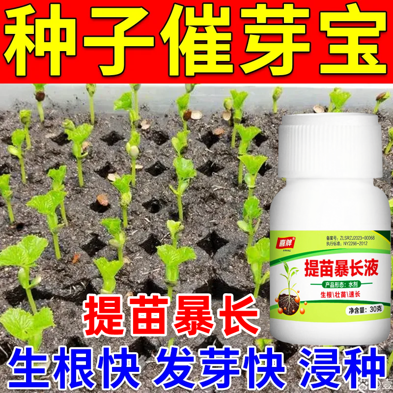 种子发芽爆长剂植物生根催芽剂水稻蔬菜快速生根发芽爆芽专用肥,鲜花速递/花卉仿真/绿植园艺,家庭园艺肥料,淘宝优惠券,粉丝福利购,淘宝优惠卷