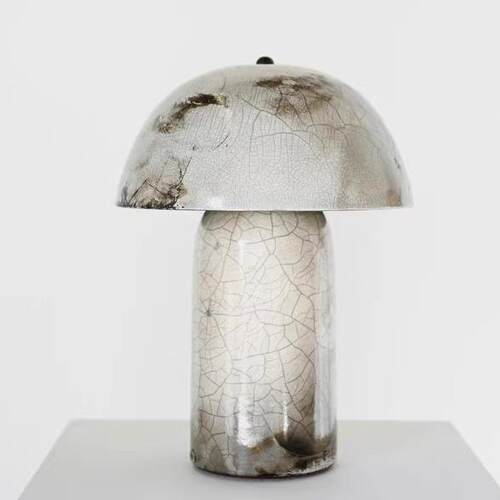 中山工厂直销私人定制台灯经典设计款式别墅艺术裂纹陶瓷手工制作