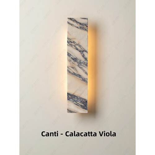 中山工厂直销Canti - Viola 意大利宝格丽奢石壁灯 玄关客厅卧室