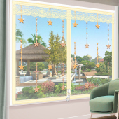 防蚊纱窗纱网自粘窗户门帘魔术贴沙窗磁吸窗户自装 可拆卸隐形家用