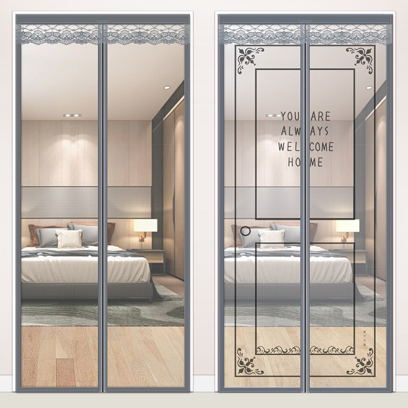 魔术贴防蚊门帘磁性纱门夏季纱窗防蝇家用高档隔断自吸磁铁对吸|ruв категории домашний ткань, занавес, занавес и аксессуары, занавес - от Buy2taobao.com для оказания профессиональной услуги покупки агента Taobao