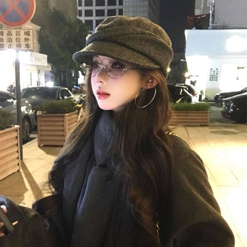 日系山本风黑色褶皱贝雷帽女秋冬显脸小报童帽大头围百搭画家帽子,服饰配件/皮带/帽子/围巾,帽子,淘宝优惠券,粉丝福利购,淘宝优惠卷