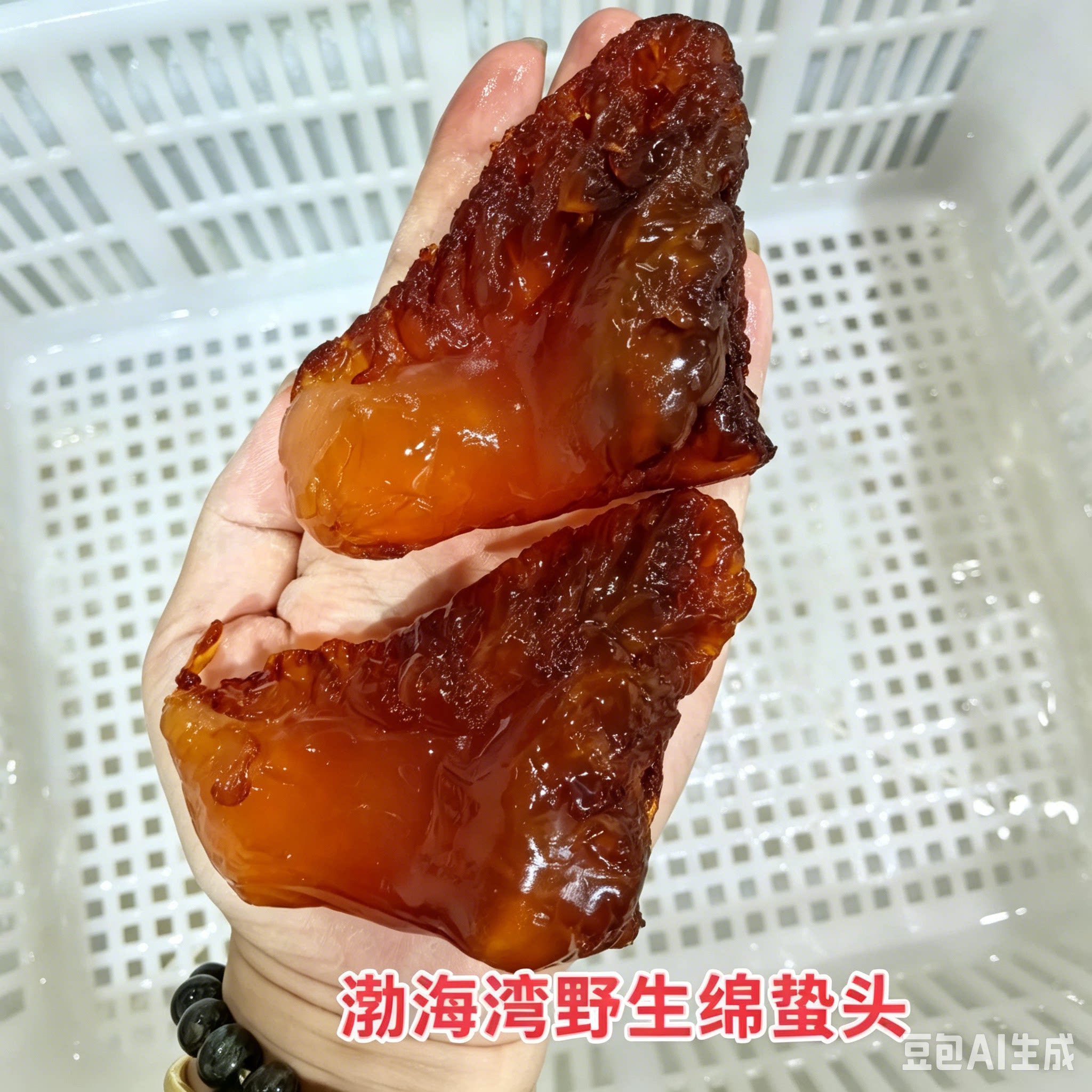 大连特产野生海蜇头桶装凉拌菜海海蜇