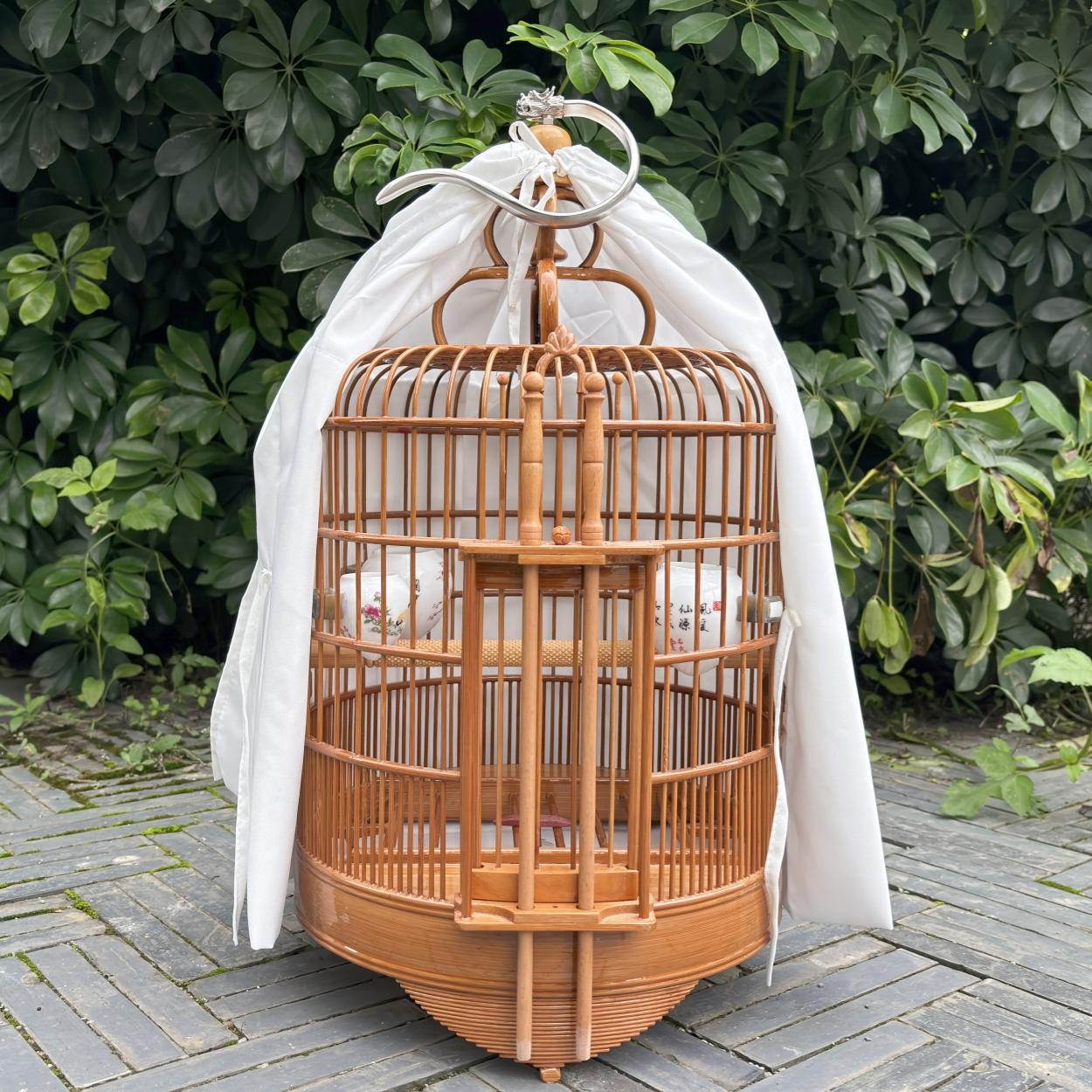 新款豪华高档手工画眉鸟笼子