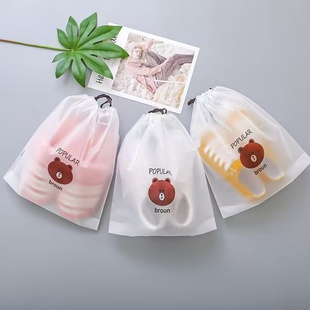 鞋子收纳袋防尘防潮抽绳束口袋学生宿舍整理鞋袋出门旅行防尘袋子