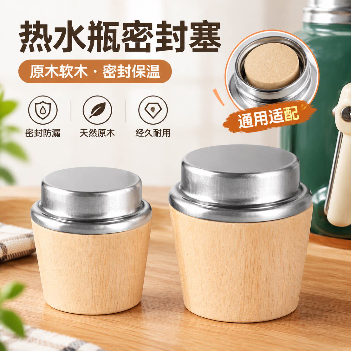 热水瓶密封塞暖瓶软木盖