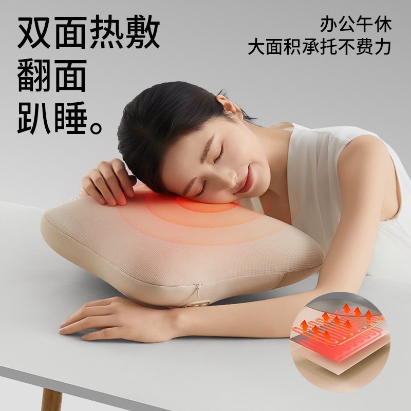 品牌同款腰部按摩仪全自动充电揉捏全身背部腰部颈椎腰背按摩靠垫