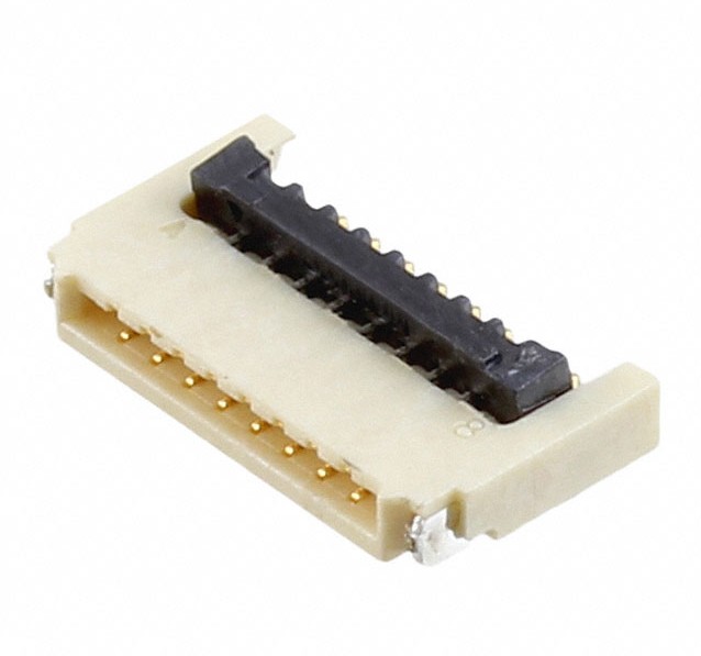 原装OMRON连接器翻盖0.5mm间距8p