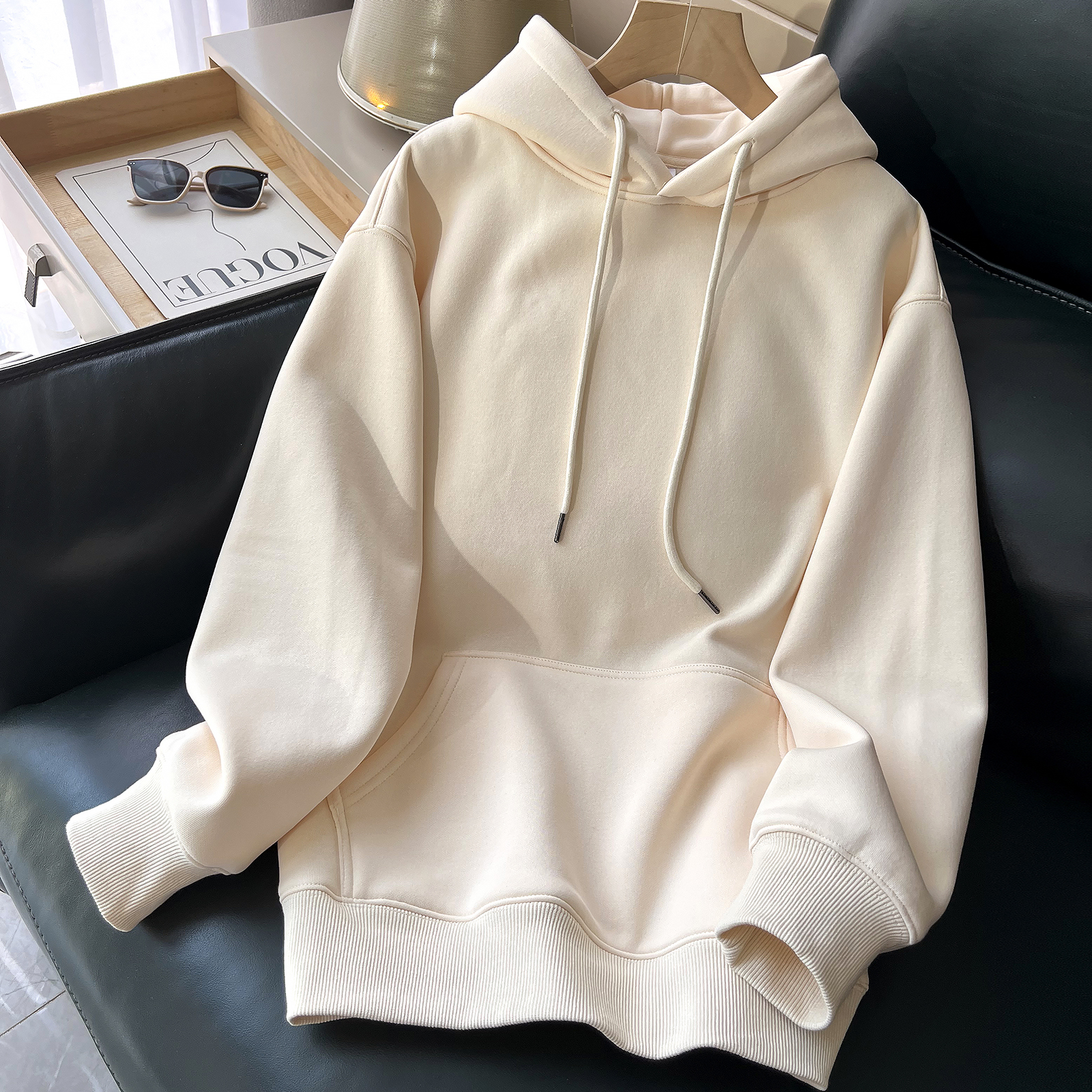 连帽卫衣女秋冬新款宽松大码