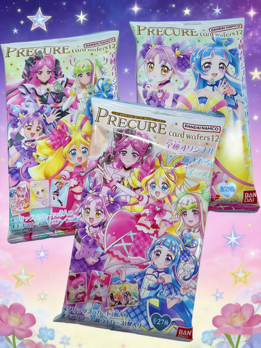 现货日谷正版光之美少女Precure威化饼干卡片chiikawa礼物收藏