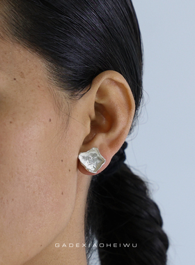 纯银小众耳钉小众纯银女