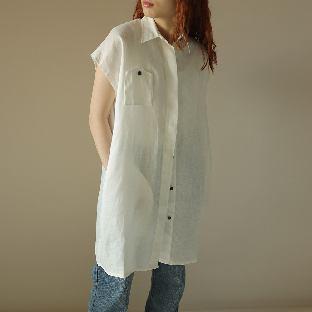 haoliao简洁风夏装宽松衬衫裙