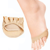 五指趾防滑吸汗防磨隐形露趾前掌垫 半码 天天特价 高跟鱼嘴凉鞋