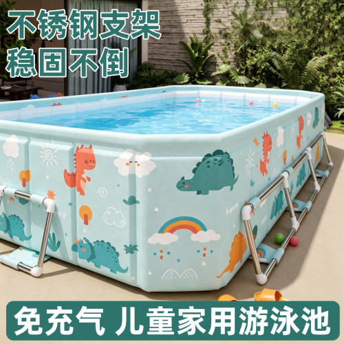 儿童家用大号折叠免充气游泳池