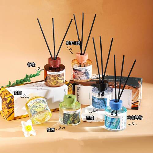 栀子白茶茉莉香薰无火香氛摆件