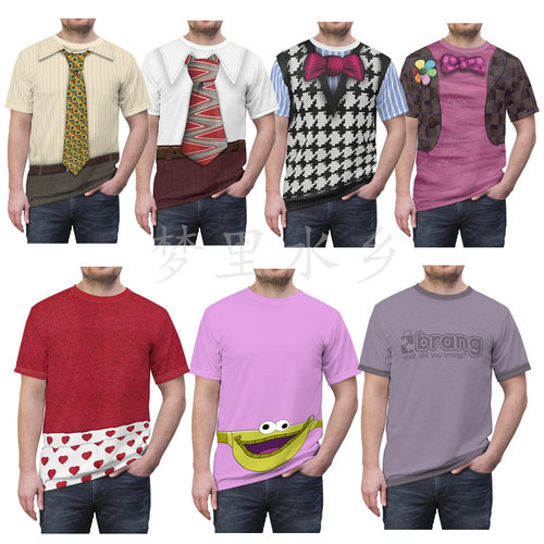 新款跨境万圣节短袖Inside Out2乐乐cosplay服装头脑特工队