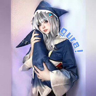 【漫果现货】hive vtuber虚拟主播噶呜 古拉COS鲨鱼cosplay