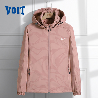 沃特山系户外登山服冬季款户外运动外套女防风耐磨休闲夹克外套女
