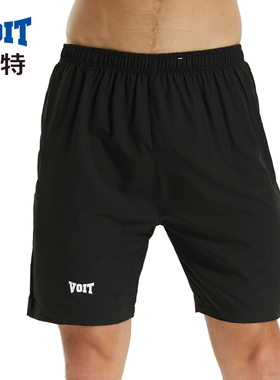 沃特运动短裤男休闲裤跑步透气黑色跑步运动五分裤夏季新款