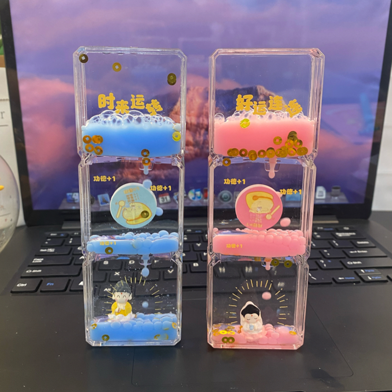佛嘻嘻三方油漏桌面小摆件