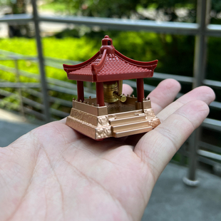 敲钟玩具撞钟发声挂件凉亭子敲钟摆件上班人解压神器创意整蛊玩具