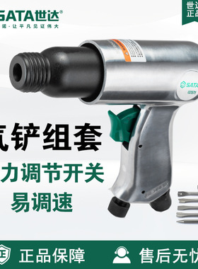 SATA/世达气动工具套装02571风动气铲组套风铲铲刀凿子铲凿