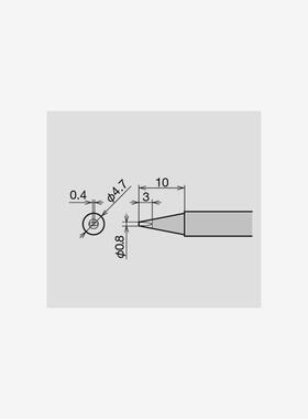 原装日本固特GOOT RX-80HRT-0.8D/1.2D/1.6 3.2D烙铁头RX-802AS用