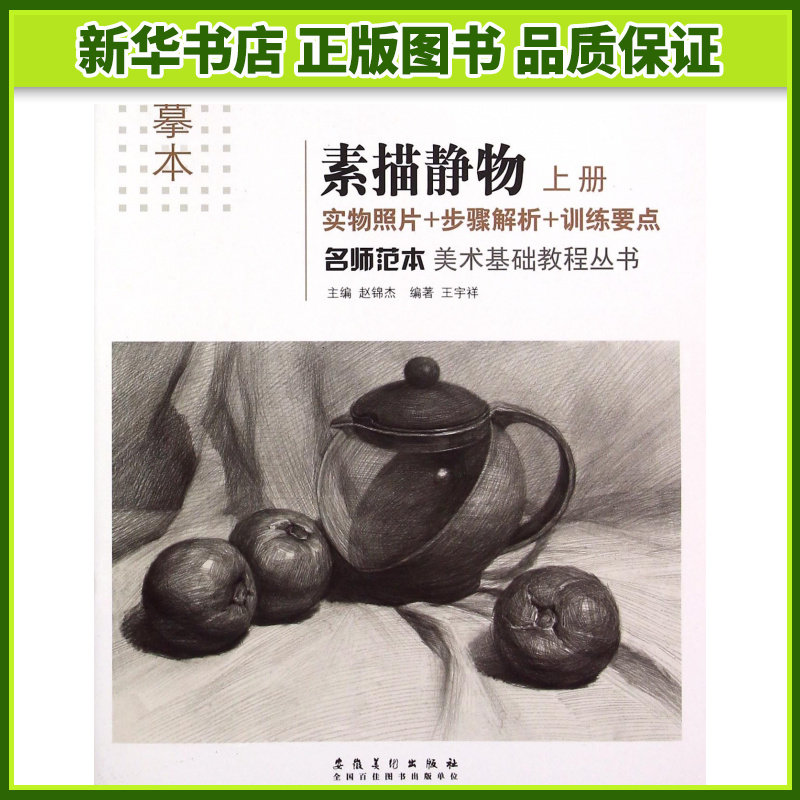 素描静物(上临摹本)/名师范本美术基础教程丛书